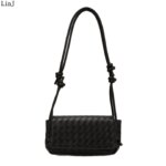 Bolso Bandolera Y2K para Mujer, Modelo LinJ2026, Tejido, de un Solo Hombro, Pequeño y Cuadrado, Bolso de Mano Moderno, Exclus... - Imagen 5