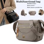 Bolsos cruzados, bolsos de hombro y bolsos tipo mensajero, de diseño neutro, para hombres y mujeres, son ideales para el uso diario en el trabajo y para los desplazamientos diarios.