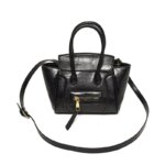 Bolso pequeño de hombro para mujer, bolso de mano de color liso con cierre de cremallera, incluye correas ajustables para el hombro, ideal para el uso diario, práctico.