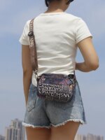 Bolso Bandolera Yan Shuang, Diseño Original, Multibolsillos, Impermeable, Ligero, Moderno y Casual para Mujer - Imagen 4