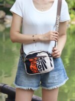 Bolso Bandolera Yan Shuang, Diseño Original, Multibolsillos, Impermeable, Ligero, Moderno y Casual para Mujer - Imagen 2