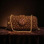 Bolso de mano de noche con pedrería para mujer, tipo caja rígida de cristal, con cadena dorada, bandolera, para boda, fiesta de graduación, cóctel, bolso de novia - Imagen 3