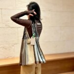 Bolso Tote Tejido con Bloques de Color Estilo Marni 2026, Bolso Grande de Mano y Hombro Casual - Imagen 2