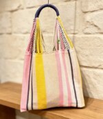 Bolso Tote Tejido con Bloques de Color Estilo Marni 2026, Bolso Grande de Mano y Hombro Casual - Imagen 4