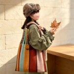 Bolso Tote Tejido con Bloques de Color Estilo Marni 2026, Bolso Grande de Mano y Hombro Casual