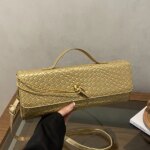Bolso de Hombro Elegante con Textura Tejida, Estilo , Bolso de Mano para Cena, Bolso Cruzado para Mujer, Estilo Casua...