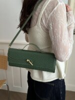 Bolso de Hombro Elegante con Textura Tejida, Estilo , Bolso de Mano para Cena, Bolso Cruzado para Mujer, Estilo Casua... - Imagen 3