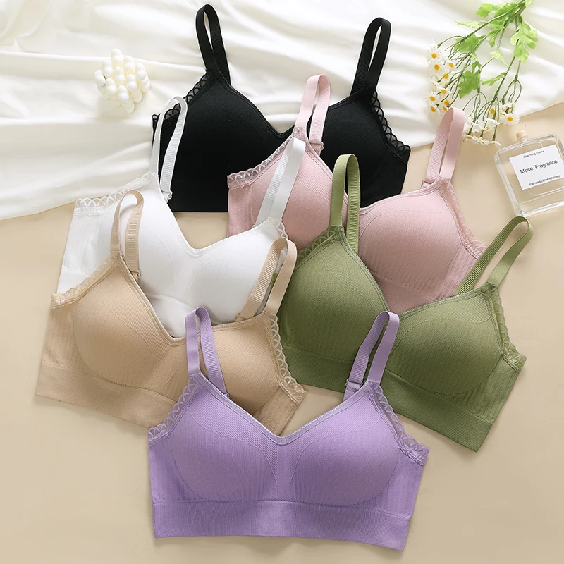 [Conjunto] Conjunto de lencería sexy para mujer Conjunto de sujetadores push-up Sujetador con aros sólidos Conjunto de bragas de ropa interior diaria