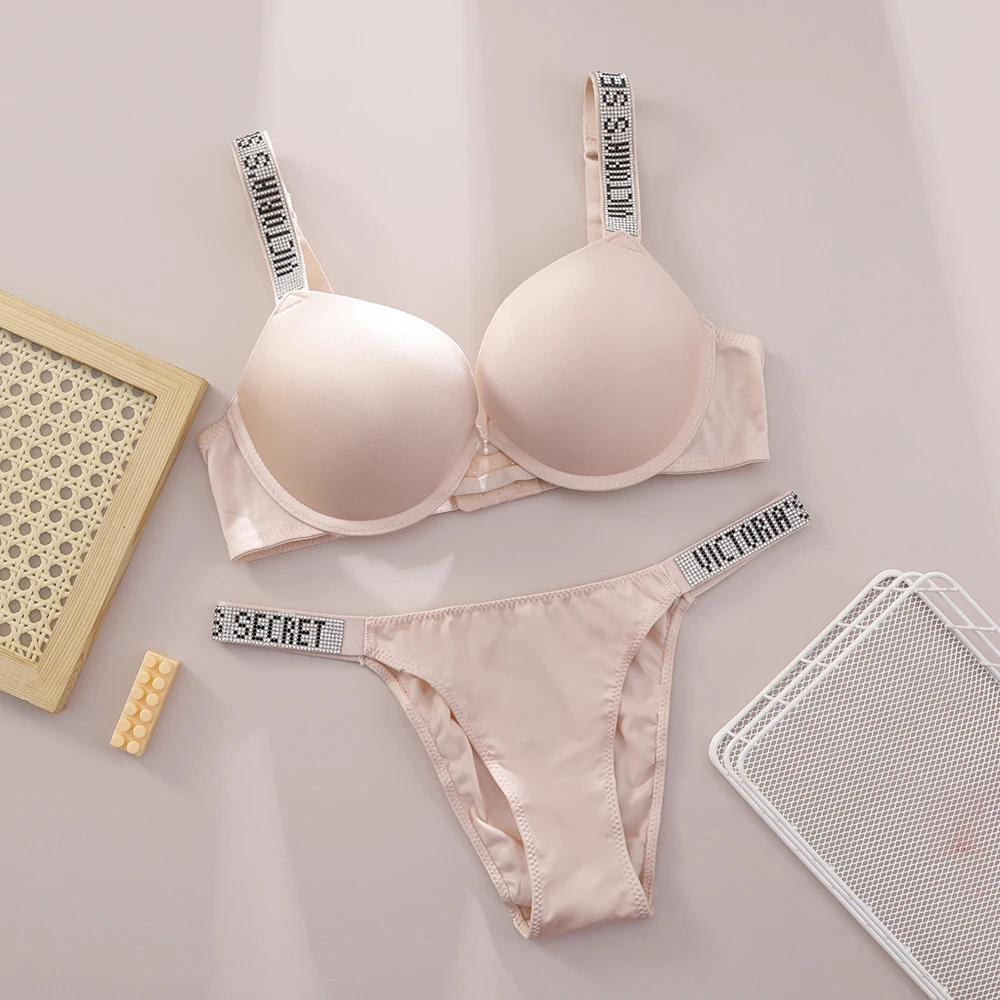 Conjunto de lencería para mujer, bralette de encaje con push-up, sin costuras, cómodo y transpirable, para estar en casa, conjunto de lencería, conjunto de ropa interior, conjunto de sujetador y braga