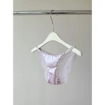 Conjunto de lencería de media copa para mujer, sujetador push-up de copa fina con aros suaves, bragas, soporte lateral para pecho pequeño, ropa interior antideslizante 32‑38AB - Imagen 5
