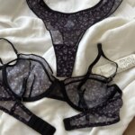 Conjunto de lencería ultrafina francesa, sujetador Sexy de encaje con estampado Floral, ropa interior de moda para mujer, conjuntos de sujetadores e Tanga íntimos transpirables de malla - Imagen 4