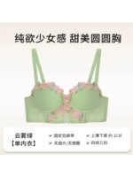 Conjunto de lencería MOYISU, bralette sin aros, sexy, viral, lindo, para verano, para adolescentes, anti-caída, para pechos pequeños, sin aros, estilo kawaii - Imagen 6