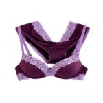 Conjunto de lencería sexy con estampado de leopardo para mujer, sujetador de encaje push-up sin aros, ropa interior diaria atractiva y cómoda que realza la figura.